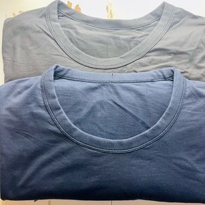 MENS LULULEMON T SHIRTS- SIZE L- NAVY AND BLACK